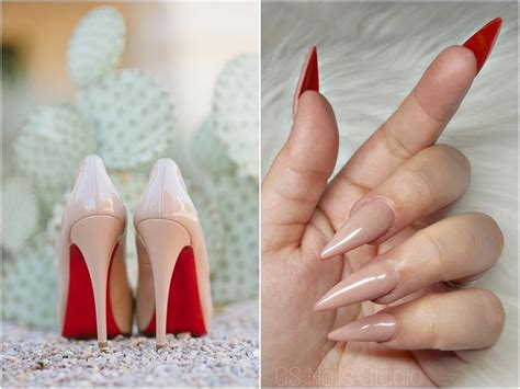 christian louboutin nails red bottom.